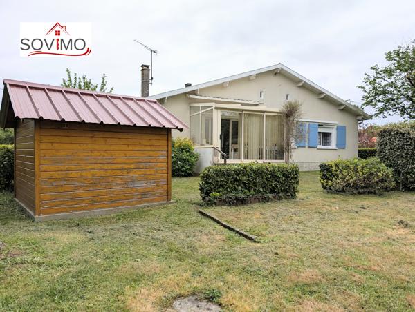 IDÉALEMENT SITUÉ, AGRÉABLE PLAIN PIED INDÉPENDANT AVEC GARAGE ET JARDIN