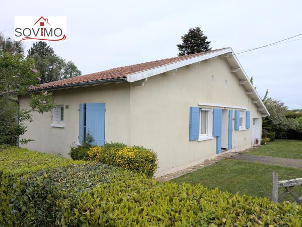 IDÉALEMENT SITUÉ, AGRÉABLE PLAIN PIED INDÉPENDANT AVEC GARAGE ET JARDIN