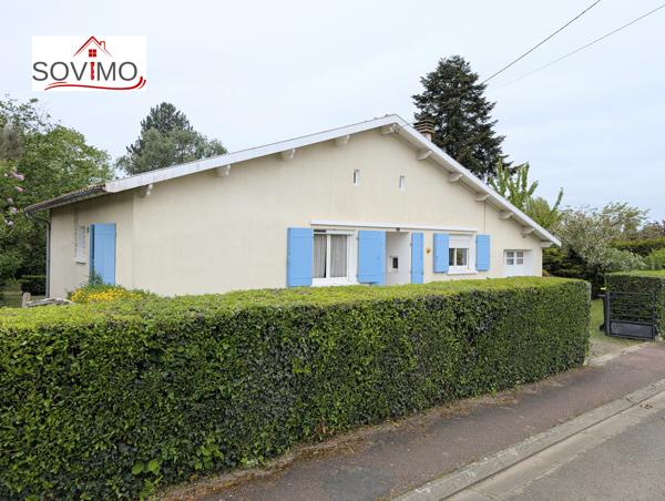 IDÉALEMENT SITUÉ, AGRÉABLE PLAIN PIED INDÉPENDANT AVEC GARAGE ET JARDIN