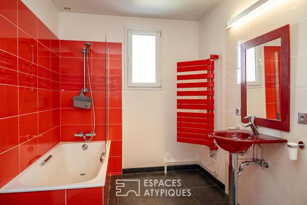 Maison centre ville avec 6 chambres et un piscine