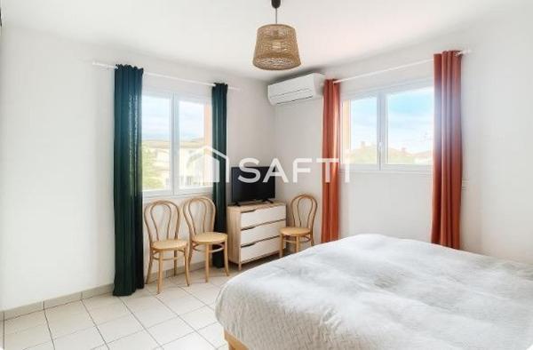 Maison T4 (3 chambres) de 100 m² à Rivesaltes avec terrasse et son jardin sur un terrain de 394 m²