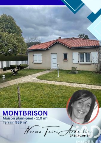 Maison à vendre 5 pièces 110 m² Montbrison