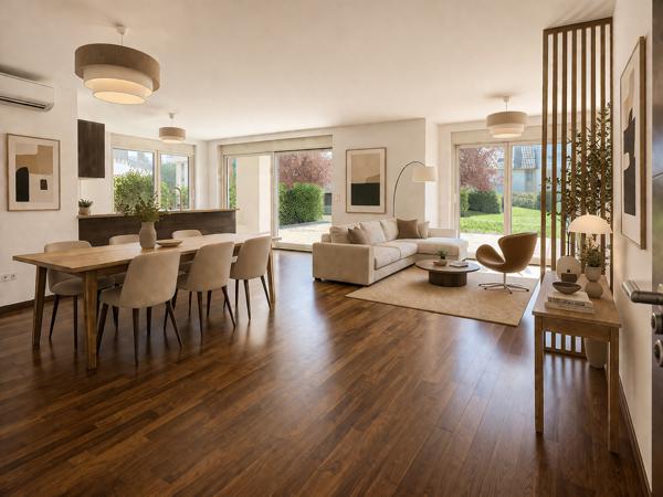 Divonne-les-Bains (01220) Appartement deux chambres proche centre - Grande terrasse