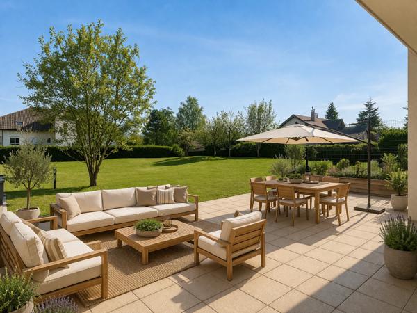 Divonne-les-Bains (01220) Appartement deux chambres proche centre - Grande terrasse