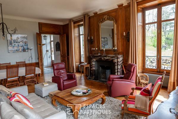 Loger son habitat dans l’aile d’un château de l’Ardèche.