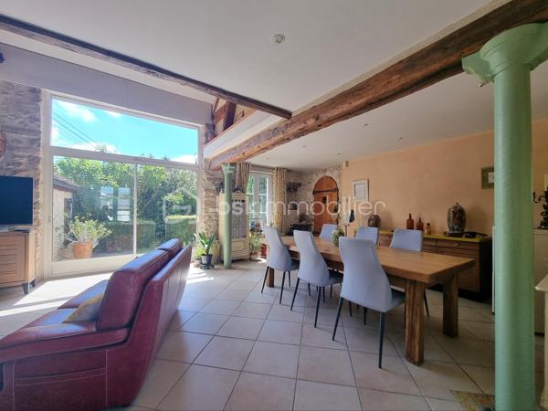 ** En EXCLUSIVITÉ ** Venez visiter SANS TARDER cette propriété de caractère avec revenus locatifs sur plus de 3 400 m² de terrain, située dans une commune paisible avec école élémentaire sur place et à seulement 2 km de PROVINS (gare SNCF) !

Au cœur d'un environnement calme et verdoyant, découvrez cette authentique propriété en pierre alliant charme, espace et rentabilité. Cet ensemble immobilier se compose d'une habitation principale et de deux maisons indépendantes actuellement louées, offrant un revenu locatif immédiat.

La maison principale d’environ 237 m² vous séduira dès l'entrée par ses éléments authentiques, notamment avec ses poutres et ses pierres apparentes. Elle comprend au rez-de-chaussée une entrée, une cuisine dînatoire, une buanderie- cellier, un vaste salon-séjour lumineux d’environ 57 m² avec une belle cheminée ouverte et un poêle à granulés, une chambre avec accès direct à la terrasse et des placards offrant de un bel espace de rangement, une salle d'eau et des toilettes indépendantes. 
À l'étage vous découvrirez une mezzanine servant d’espace bureau, un palier desservant trois chambres avec placards, une salle de bains et un WC indépendant.

Les deux logements locatifs indépendants complètent harmonieusement l'ensemble :
Une première maison d’environ 70 m²  avec terrasse et jardin, comprenant au rez-de-chaussée une belle pièce de vie avec cuisine ouverte, et un WC indépendant. À l’étage vous trouverez un couloir distribuant deux chambres, un dressing et une salle d'eau avec WC.
Une seconde maison d’environ 60 m² composée au rez-de-chaussée d’une entrée, d’un WC indépendant, d'un salon-séjour, d'une cuisine ouverte. Puis à l’étage une grande pièce palière, une salle d’eau et une chambre.

L'extérieur offre un superbe terrain arboré de 3 442 m² et de deux terrasses, propice à la détente. 
Vous profiterez notamment d’un abri de jardin, d’une grande grange, d’un atelier, d’une cave et d’un vaste préau avec four à pizza et espace de réception, un véritable lieu de convivialité qui vient enrichir le potentiel de cette propriété.

Un bien rare, idéal pour une résidence familiale avec activité locative ou pour donner vie à tous vos projets !
N’attendez plus, contactez-nous !

Contacter Julien & Cindy LUCIANI pour plus de renseignements au 06 52 63 33 63.