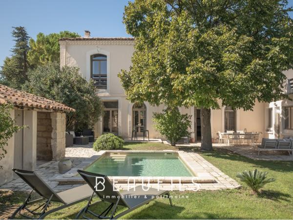 Saint-Laurent-d'Aigouze (30220) SAINT-LAURENT-D’AIGOUZE – PROPRIÉTÉ DE CARACTÈRE DU XIXème – 245m² - Terrain 800m²