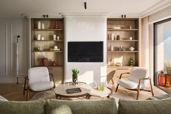 CANNES CALIFORNIE, face à la mer et aux îles de Lérins, élégant appartement