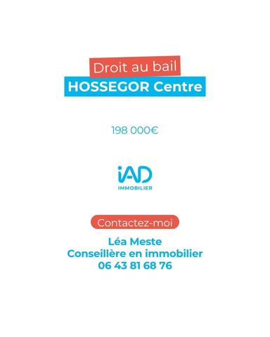 Droit au bail à vendre 25 m² Soorts-Hossegor