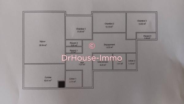 Appartement à vendre 4 pièces de 99 m²
