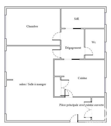 Appartement à vendre 2 pièces 48 m² Sceaux