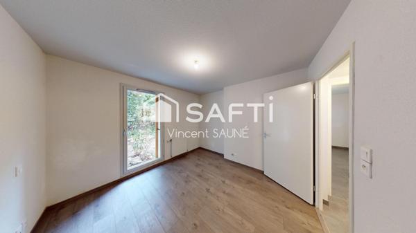 T2 avec jardin, terrasse et parkings à Tournefeuille