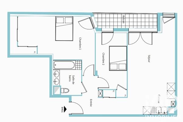 Appartement à vendre 3 pièces 68,74 m² Châtenay-Malabry