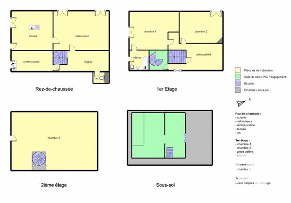 Maison à vendre 6 pièces 161 m² Châtillon-Coligny