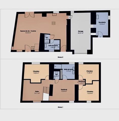 Maison familiale de 170 m² entièrement rénovée avec goût - Pougues-les-Eaux - 3 chambres - garage -  terrain 393 m²