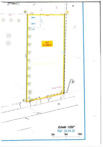 TERRAIN PLEIN DE SOLEIL A SAINT CECILE LES VIGNES