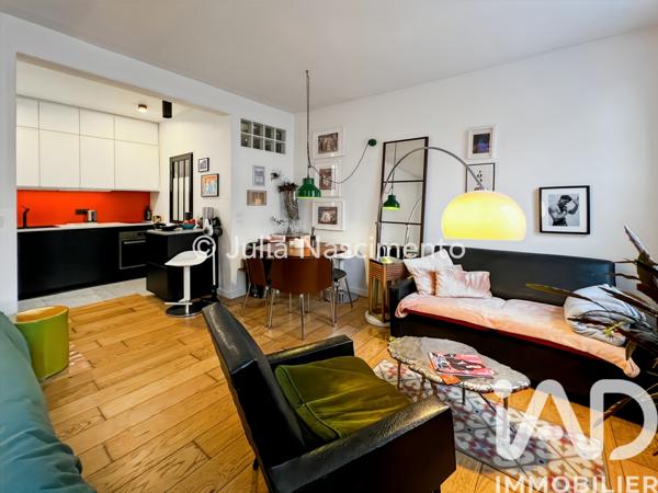 Studio à vendre 27 m² Pantin