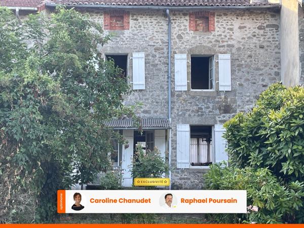 Maison à vendre 5 pièces CHATEAUPONSAC (87)
