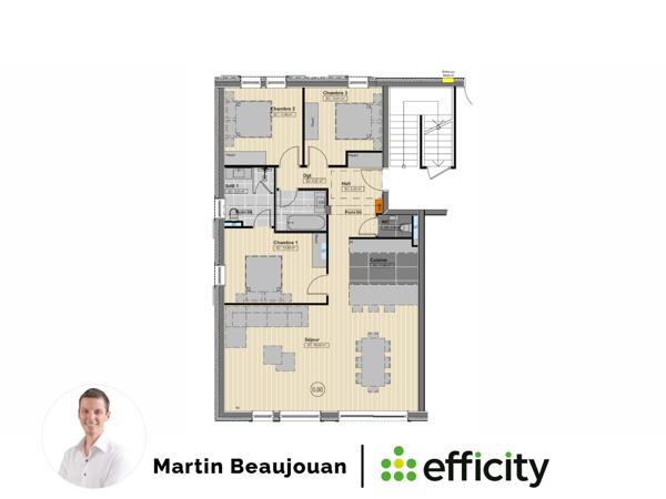 Appartement 4 pièces - 106 m² Bien prestige