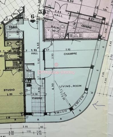 Appartement à vendre 2 pièces de 49 m²