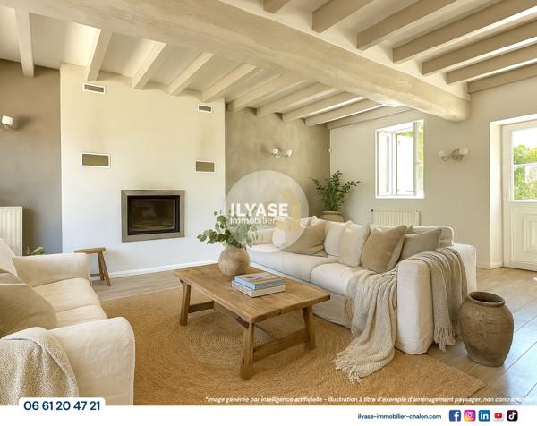 Chalon-sur-Saône (71100) Maison 150 m² | 5 ch | 1075 m²