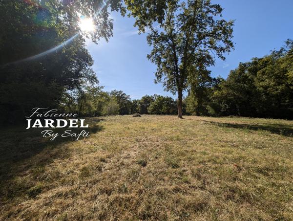 Terrain viabilisé - plat - borné