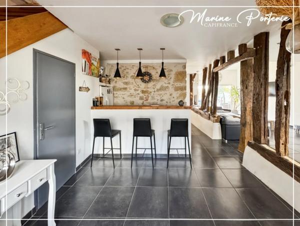 Maison en pierre restaurée à vendre 7 pièces proche de FLEURANCE (32)