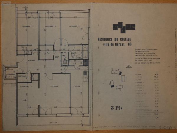 Appartement à vendre à Gerzat dans le Puy-de-Dôme (63360), ref : 13352/424