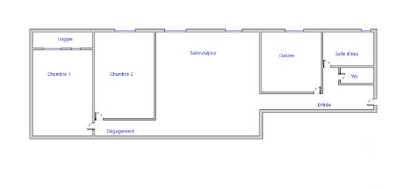 Appartement à vendre 4 pièces 66 m² Villiers-le-Bel