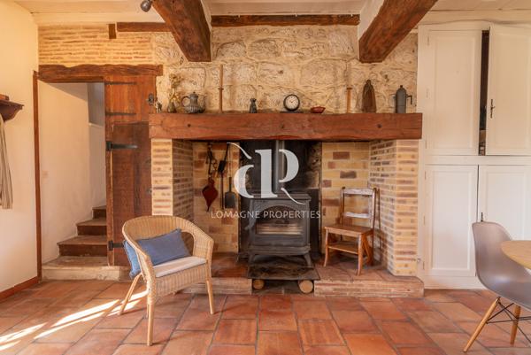 Saint-Clar (32380) Maison de village avec deuxième logement et vue imprenable