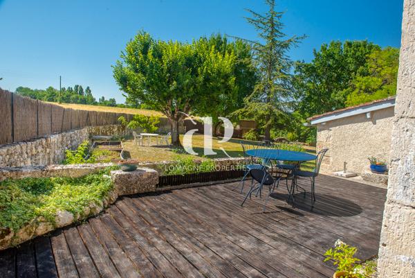 Saint-Clar (32380) Maison de village avec deuxième logement et vue imprenable