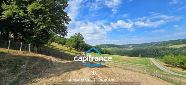 Propriété de charme au coeur de la nature à vendre 6 pièces et 124763m² de PUJOLS (47)