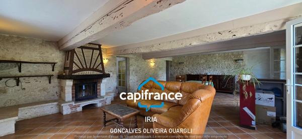 Propriété de charme au coeur de la nature à vendre 6 pièces et 124763m² de PUJOLS (47)