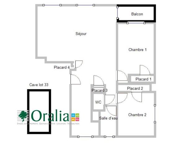 Appartement · Location Dijon (21000) 4 pièces · 61m²
