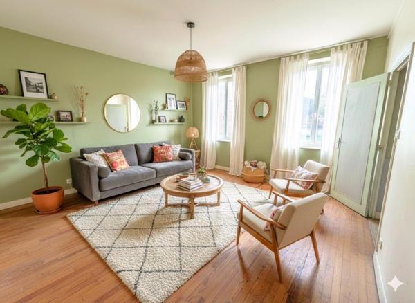 Appartement plateau 52 mètres carrés