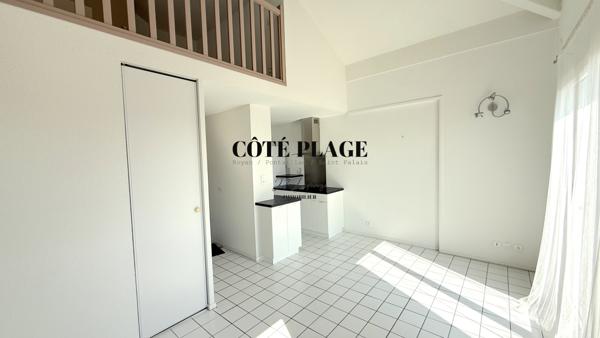 Vaux-sur-Mer (17640) PONTAILLAC VAUX SUR MER T2 MEZZANINE VUE DEGAGÉE - BALCON TERRASSE- AU PRIX DE 183 750 € FAI