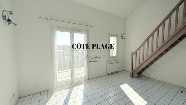 Vaux-sur-Mer (17640) PONTAILLAC VAUX SUR MER T2 MEZZANINE VUE DEGAGÉE - BALCON TERRASSE- AU PRIX DE 183 750 € FAI