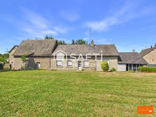 Maison de campagne avec fort potentiel à 5 minutes de Mayenne !