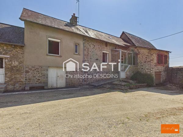 Maison de campagne avec fort potentiel à 5 minutes de Mayenne !