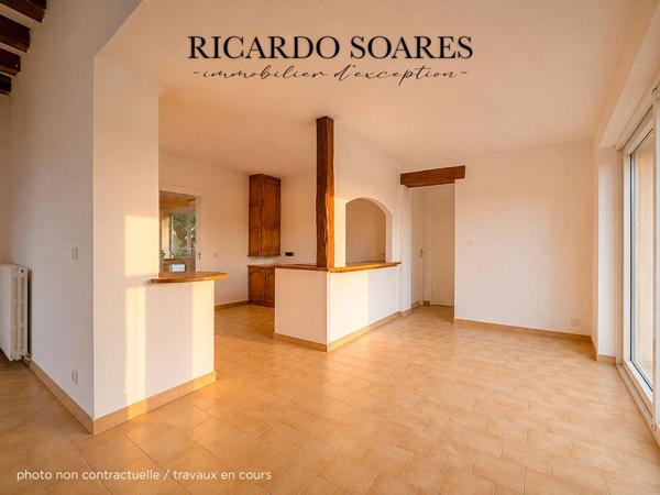 60700 SAINT-MARTIN-LONGUEAU / LONGÈRE 176m2 AU SOL / 3 CHAMBRES / GRAND SÉJOUR / TERRAIN 778m2