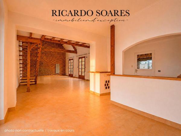 60700 SAINT-MARTIN-LONGUEAU / LONGÈRE 176m2 AU SOL / 3 CHAMBRES / GRAND SÉJOUR / TERRAIN 778m2