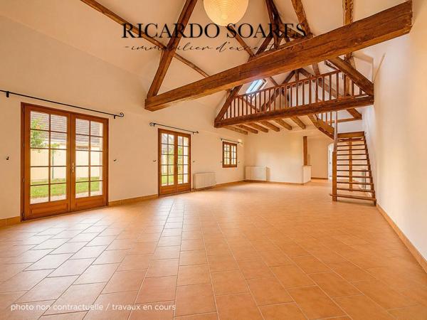 60700 SAINT-MARTIN-LONGUEAU / LONGÈRE 176m2 AU SOL / 3 CHAMBRES / GRAND SÉJOUR / TERRAIN 778m2