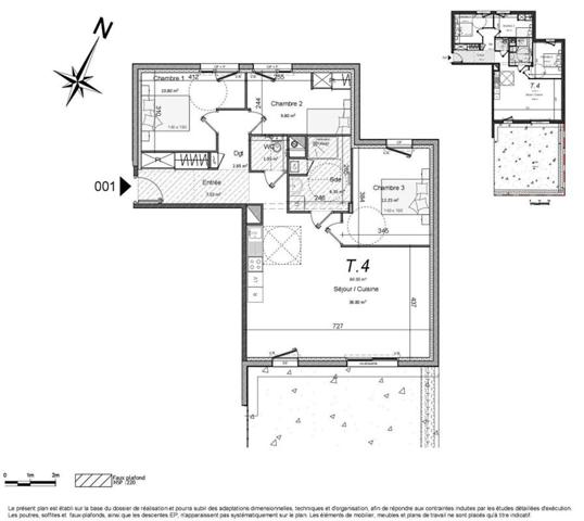 Vente appartement T4, 90 m² avec jardin, Perros-Guirec, (22700)