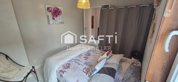 Maison centre ville montrevel en Bresse 64 m2, 2 chambres et séjour, idéal pour primo accédant et investisseur