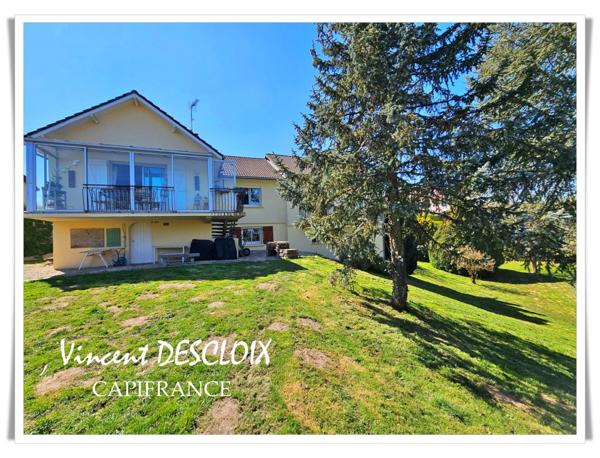 Maison à vendre 8 pièces SAULIEU (21210) Terrain 2383m² arboré et clos.