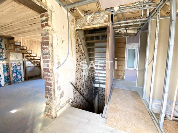 Maison à rénover - env. 140 m2 - 3 ch - Crespin