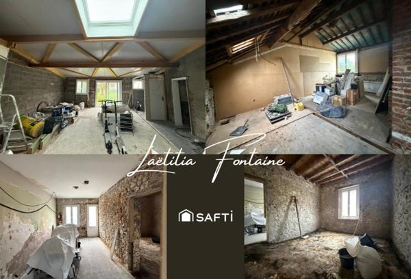 Maison de ville à Fécamp avec jardin de +300 m² !