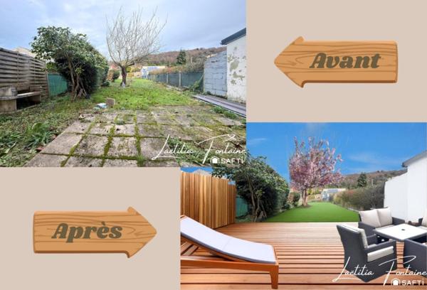 Maison de ville à Fécamp avec jardin de +300 m² !