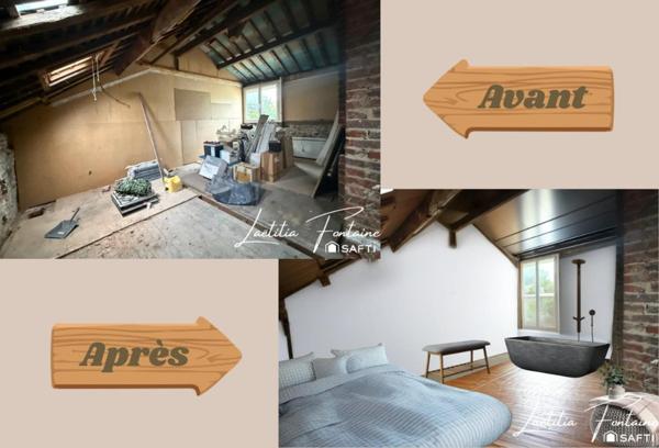 Maison de ville à Fécamp avec jardin de +300 m² !