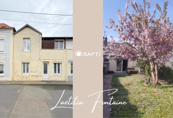 Maison de ville à Fécamp avec jardin de +300 m² !